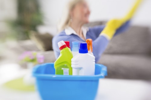 Eco-friendly cleaning products for upholstery